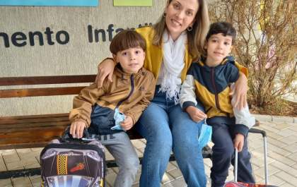 Celebração da maternidade na escola CEI KIDS l
