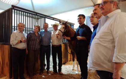 45º Campeonato Nacional Quarto de Milha recebe governador