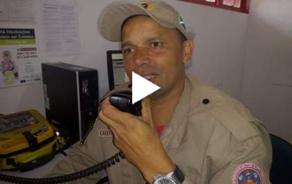 Sargento Castilho fala como foi o salvamento por telefone