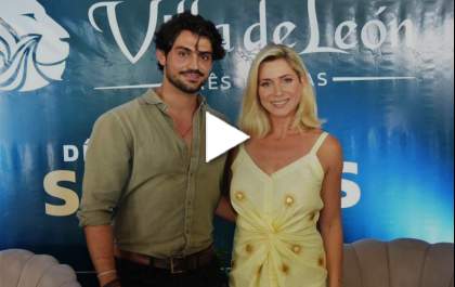 Atriz global participa do lançamento do condomínio Villa de Leon