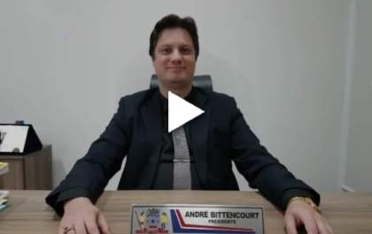 André Bittencourt, presidente da Câmara envia mensagem de Boas Festas
