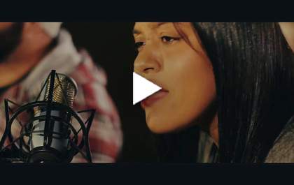 Fran Soares grava versão de musica de Raça Negra no Bendito