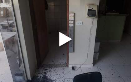 Câmeras de monitoramento registram ação de ladrão em marmoraria em TL
