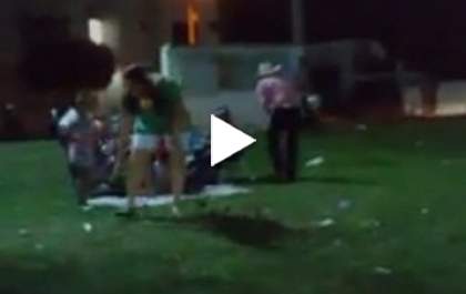 Prefeito de TL recolhendo lixo na Lagoa Maior chama atenção de populares