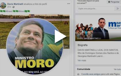 Vereador defende Sérgio Moro em sua fanpage e seus seguidores rasgam o verbo