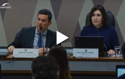 Ao vivo: Sergio Moro explica mensagens vazadas ao Senado