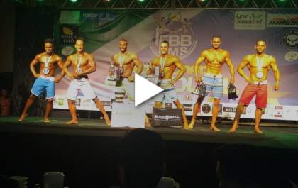 Fisiculturista três-lagoense conquista troféu em campeonato estadual