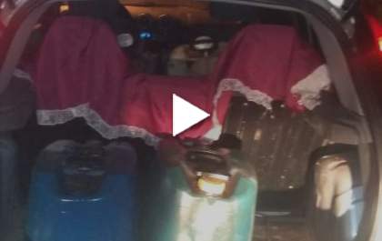 Motorista é flagrado transportando mais de 100 litros de combustível para TL