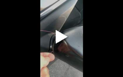 Vídeo mostra estrago que linha chilena ocasionou em um veículo