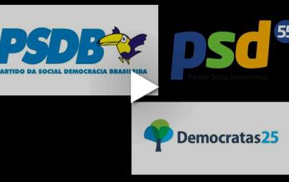 PSDB, DEM e PSD podem ser tornar um só partido de olho nas eleições gerais de 2022