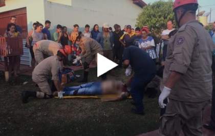 Homem é perseguido e executado com vários tiros por pistoleiros