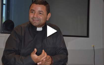 Padre Júlio Silva agradece ao empenho dos devotos da Mãe Aparecida