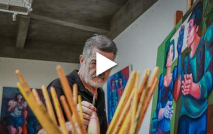 Adélio Sarro vai fazer imagem de Nossa Senhora das Graças na praça de Igreja