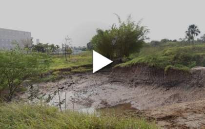 Em Andradina córregos e lagoas estão secando