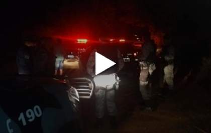 PM usa balas de borracha para conter homem que ameaçava mulher de morte