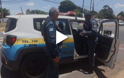 Pega-pega: Foragido do semiaberto corre da PM na Lagoa Maior e se dá mal; vídeo