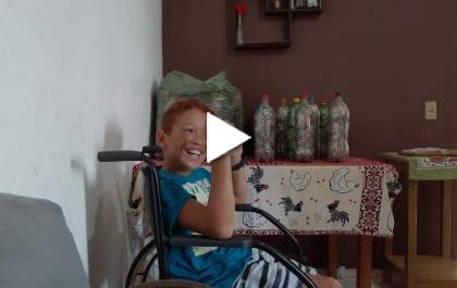O Bruninho enviou um recado especial para os leitores do Hojemais