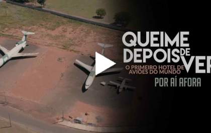 Um hotel feito de aviões! Queime Depois de Ver!
