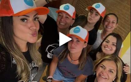 Bruna Viola e o grupo Girls Pesca gravam reality show em Três Lagoas
