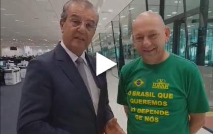 Encontro com o 'véio da Havan'