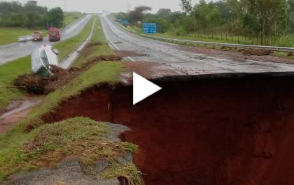 Marechal Rondon está bloqueada nos dois sentidos em Botucatu&nbsp;