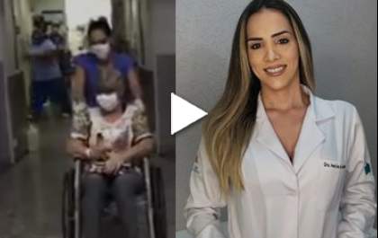 Médica três-lagoense celebra cura de paciente com Coronavírus