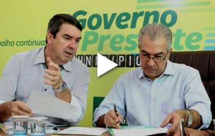 Secretário Riedel participa de entrega de obras em Três Lagoas