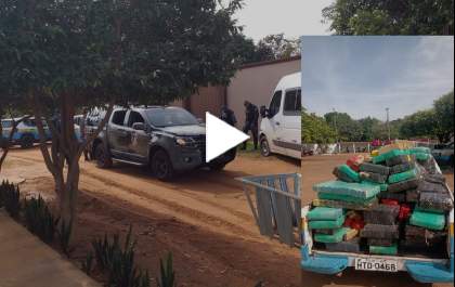Polícia Militar de Três Lagoas apreende 01 tonelada de drogas; assista ao vídeo!