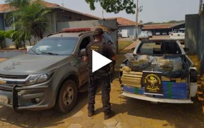 Droga que seria entregue em Três Lagoas foi apreendida pela (DOF), em Naviraí