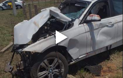 Empresário morre após capotar BMW na Rondon