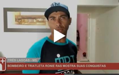 Triatleta e Bombeiro Ronie Ras fala de suas conquistas esportivas&nbsp;