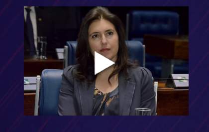Simone Tebet busca apoios para comando do senado&nbsp;