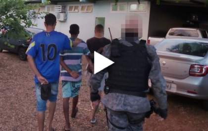 Cinco homens são presos após roubo cometido em plena luz do dia na Lagoa Maior