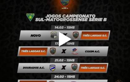 Três Lagoas Sport Club vai até Dourados enfrentar o DAC pela série B do Estadual