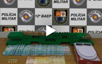 Mecânico é preso com 7,7 quilos de maconha e ecstasy