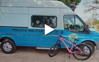 PM prendeu um homem acusado de furtar uma bicicleta no centro