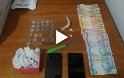 Força tática prende casal por tráfico de drogas no Jardim Alvorada