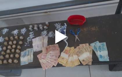 Traficante preso no Novo Oeste