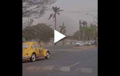 Alerta para o risco de chuvas intensas em Três Lagoas com risco de corte de energia