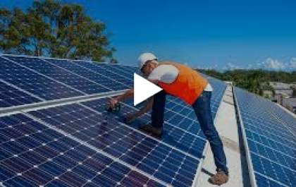 Energia solar em destaque na cidade&nbsp;