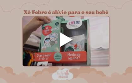 Help Mamii, o Xô Febre alivia febre e dores nos bebês