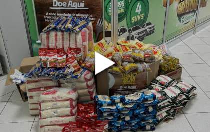 População de Três Lagoas se mobiliza e bate a primeira meta de 1 tonelada de alimentos arrecadados