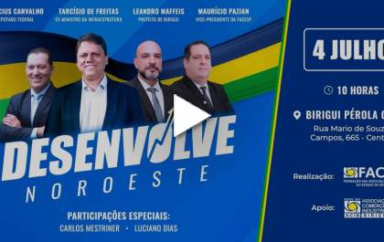Pré-candidato ao governo de SP participa de evento em Birigui