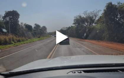 Viatura da Saúde de Três Lagoas é flagrada a mais de 150 km/h na BR-262