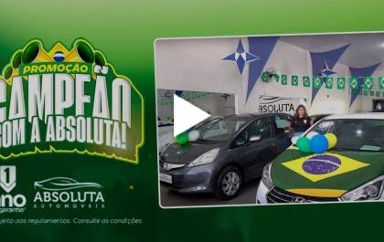 Promoção 'Campeão com a Absoluta Automóveis'