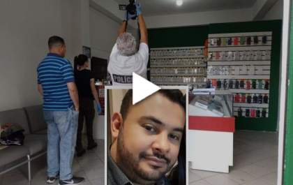 Homem é assassinado em loja de manutenção de celulares no Hilda Mandarino