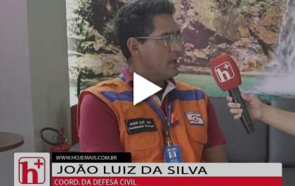 50 famílias atingidas pela chuva foram atendidas pela Defesa Civil, diz coordenador