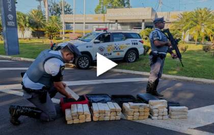 Casal da Bahia é preso com 54 tijolos de maconha na Rondon