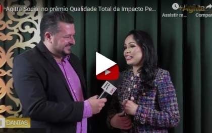 Agitta Social na entrega do prêmio Qualidade Total