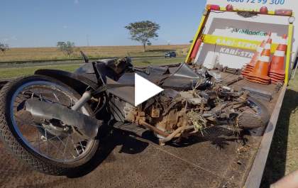 Morre jovem que teve Biz atingida na traseira por caminhão na Rondon